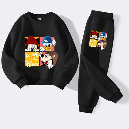 Sweatshirt & Pants Set - 100% Cotton