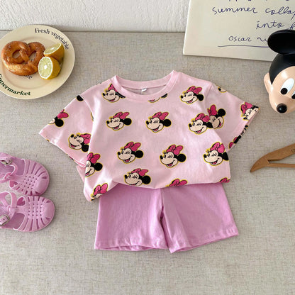 Disney 100% Cotton T-Shirt and Shorts Set