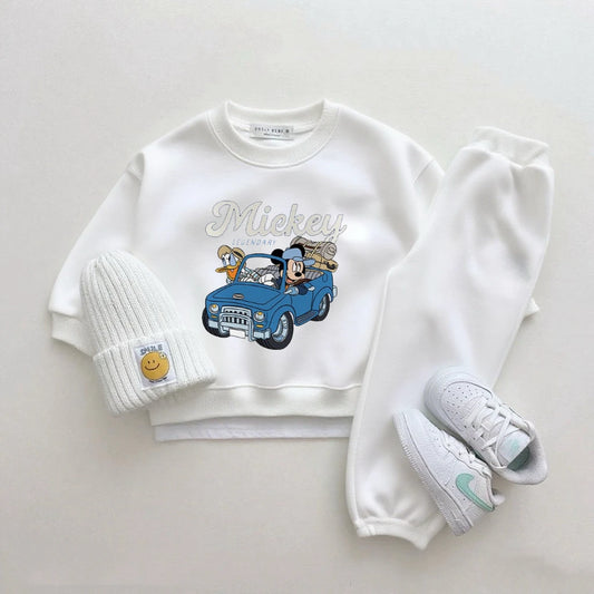 Disney Sweatshirt & Pants Set - 100% Cotton