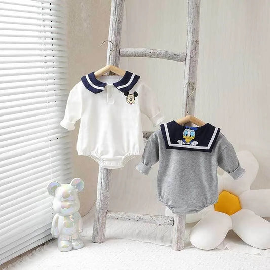 Pure Cotton Mickey Mouse & Donald Duck Bodysuits