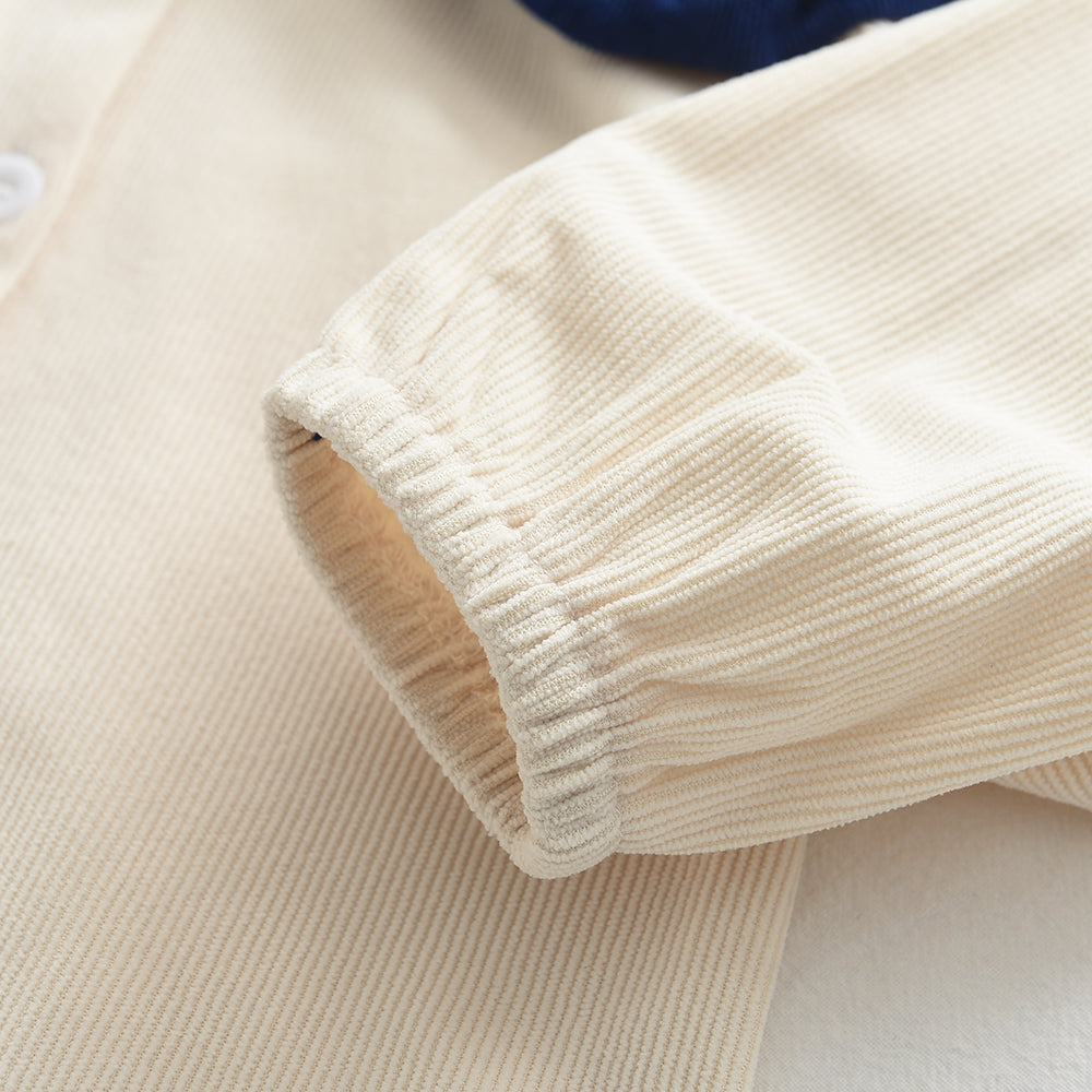 Long Sleeve Shirt Top & Bow Skirt Two Piece Set