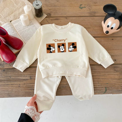 Disney Sweatshirt & Pants Set - 100% Cotton