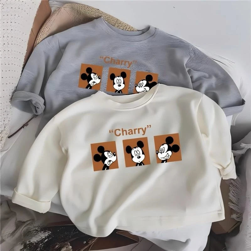 Mickey Mouse 100% Cotton Long Sleeve Top
