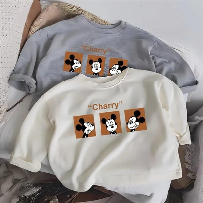 Mickey Mouse 100% Cotton Long Sleeve Top