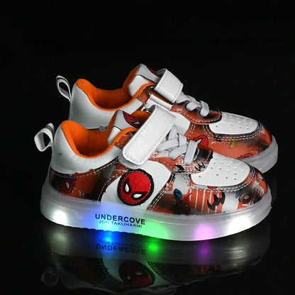 Light-Up Spiderman Sneakers – Fun, Flashy & Comfy!