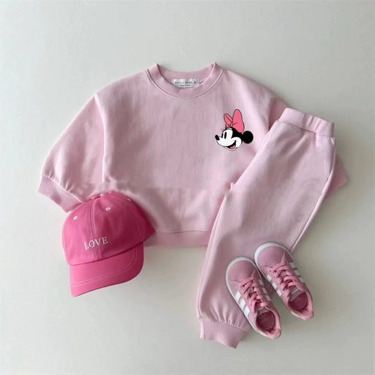 Disney Sweatshirt & Pants Set - 100% Cotton