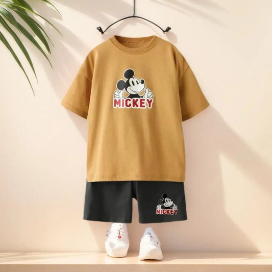 Disney 100% Cotton T-Shirt & Shorts Set