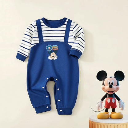 Baby Mickey Cotton Jumpsuit