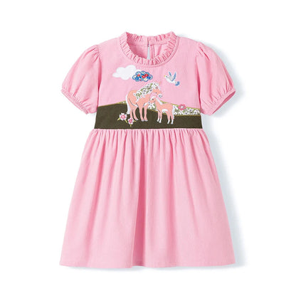 Horses 100% Cotton Summer Dress