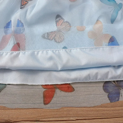 Butterfly Mesh Puffy Princess Dress