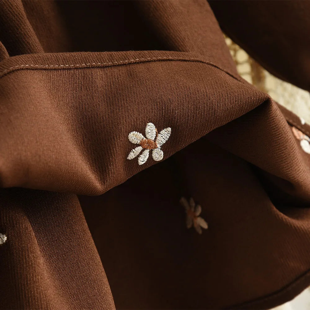 Doll Collar Floral Sweet and Cute Dress