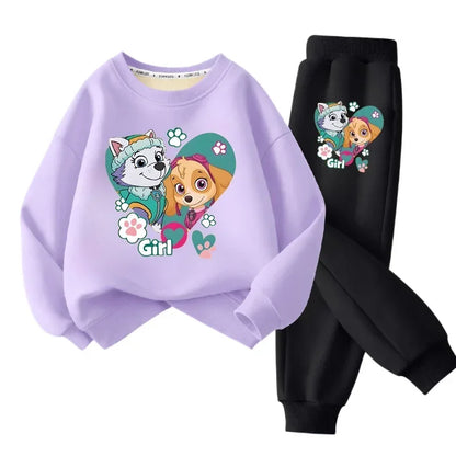 Sweatshirt & Pants Set - 100% Cotton
