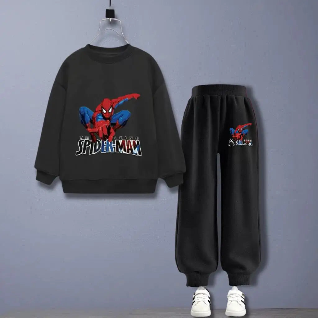 Spiderman Hooded Sweatshirt & Sweatpants Set