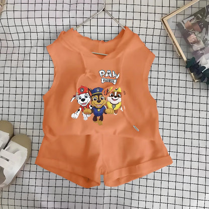 Paw Patrol Kids' Summer Set – T-Shirt Vest & Shorts