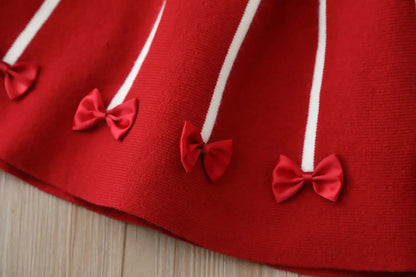 Butterfly Bow Plaid Princess Dress