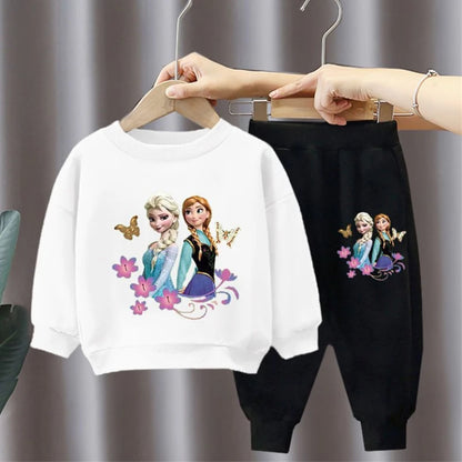 Frozen Elsa Pullover Hoodie & Matching Pants Set