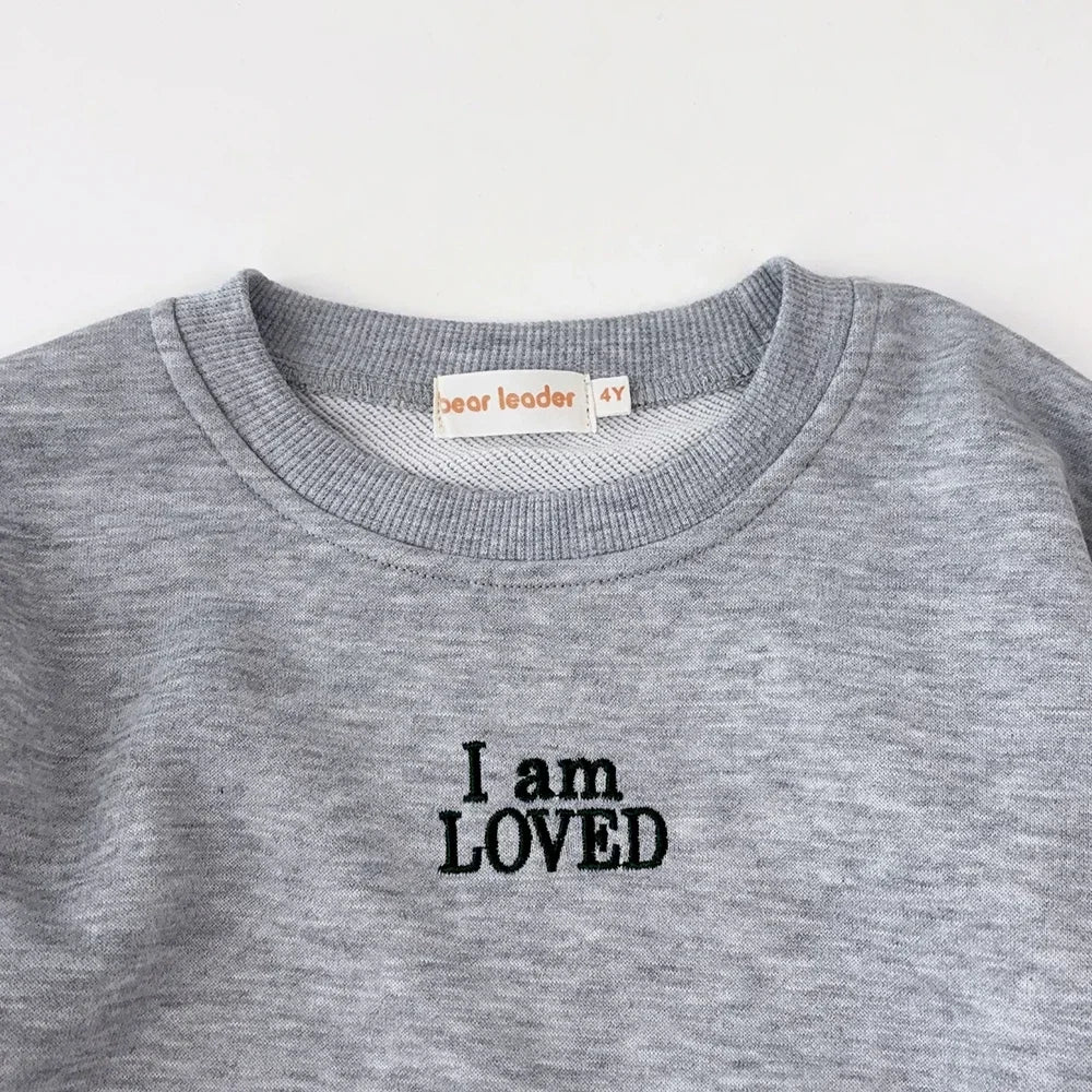 I am Loved Hoodie And Green Pants Set