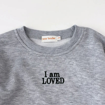 I am Loved Hoodie And Green Pants Set