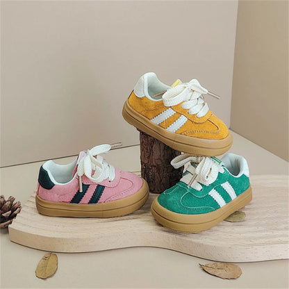 Soft Leather Baby Sneakers