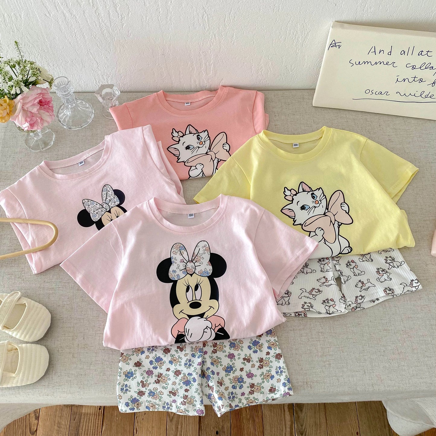 Disney 100% Cotton T-Shirt and Shorts Set