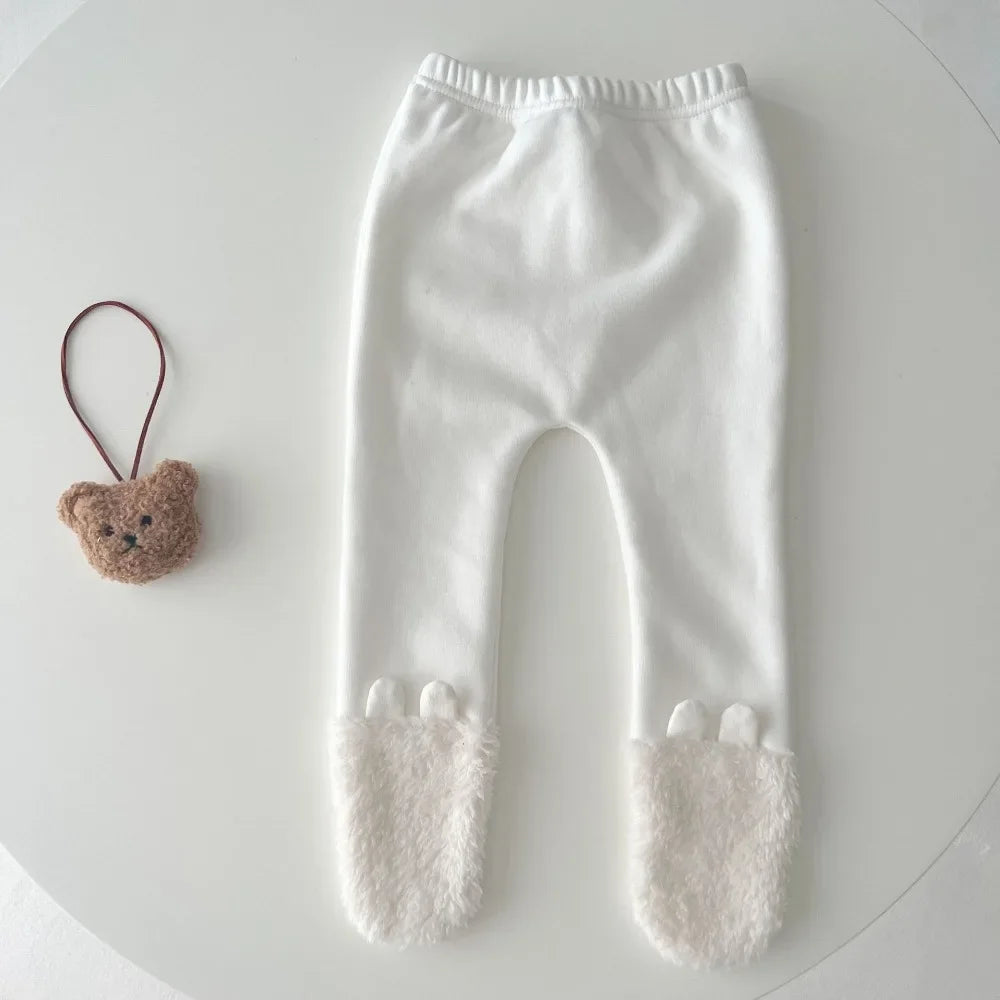 Winter Hooded Jumpsuit & Pants Two-piece Set