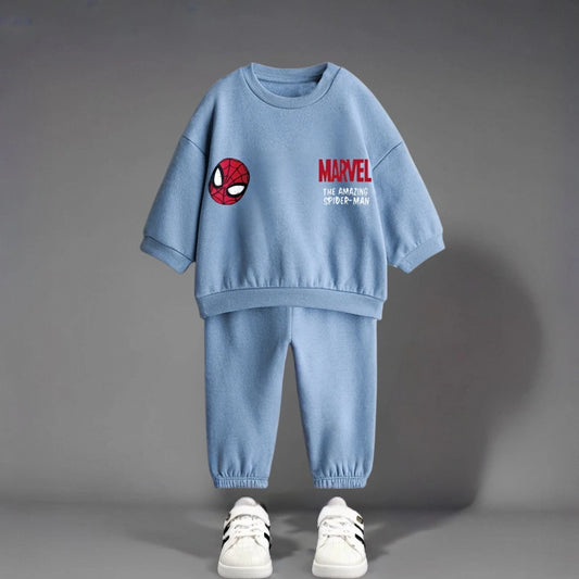 Spiderman Soft Cotton Sweatshirt & Sweatpants Set