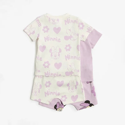 2 Sets Minnie Mouse T-Shirt & Shorts