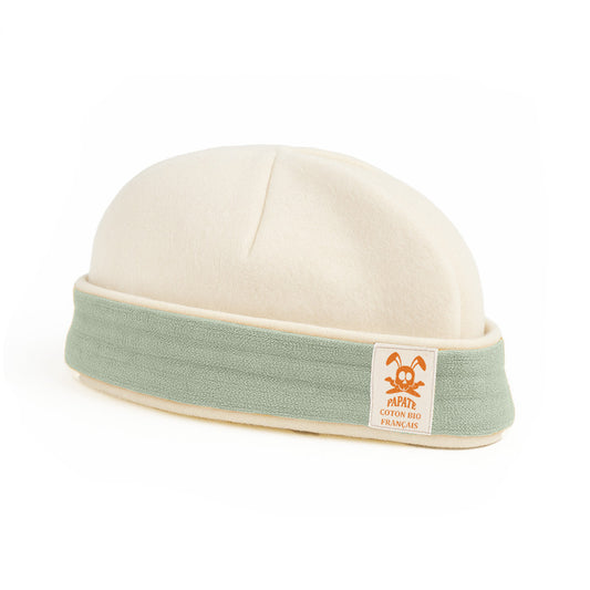 bonnet coton bio vert alaune papate puericulture