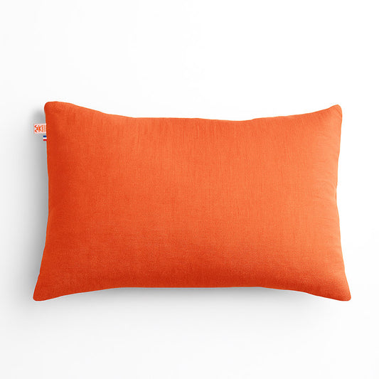 coussin rectangle en coton gots Fraise