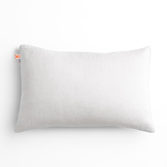 coussin blanc en coton biologique papate