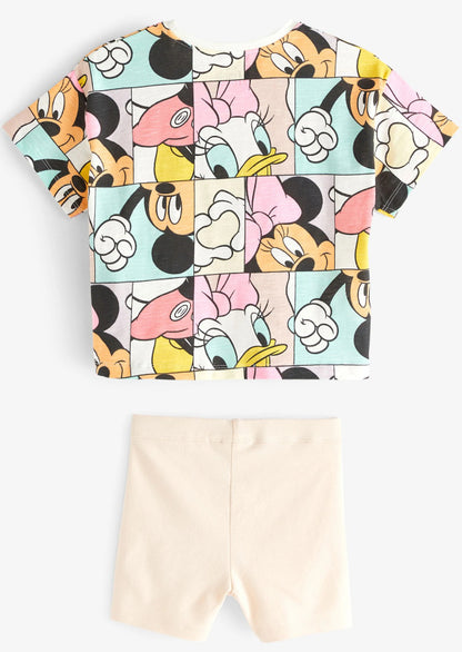 100% Cotton Disney T-Shirt and Shorts Set