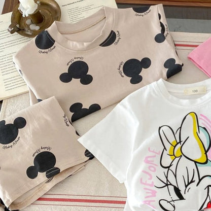 Adorable 100% Cotton Minnie T-Shirt & Shorts Set!