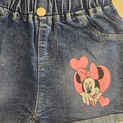 100% Cotton Cartoon T-Shirt & Denim Set