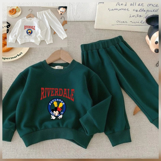 Disney Sweatshirt & Pants Set - 100% Cotton