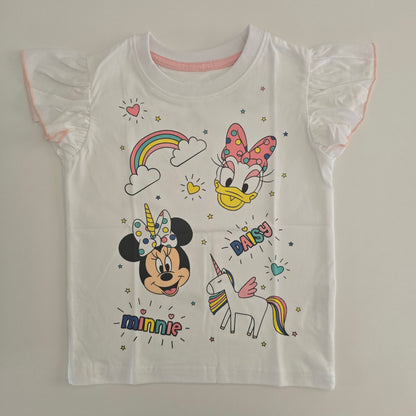 100% Cotton Cartoon T-Shirt & Denim Set