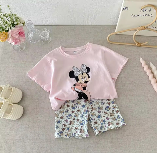 Disney Minnie Mouse T-shirt & Shorts Set