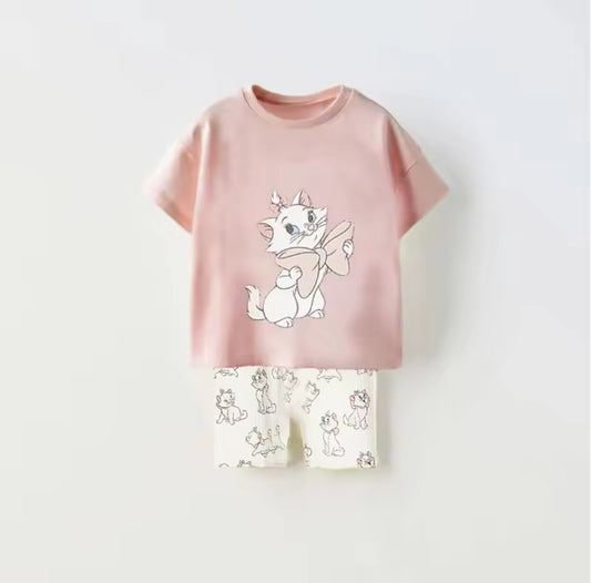 Disney Marie Cat T-shirt & Shorts Set