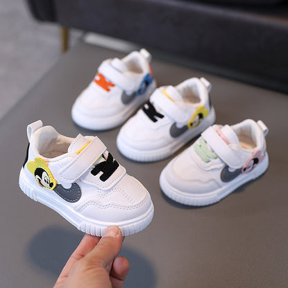 White Disney Mickey and Minnie Mouse Sneakers