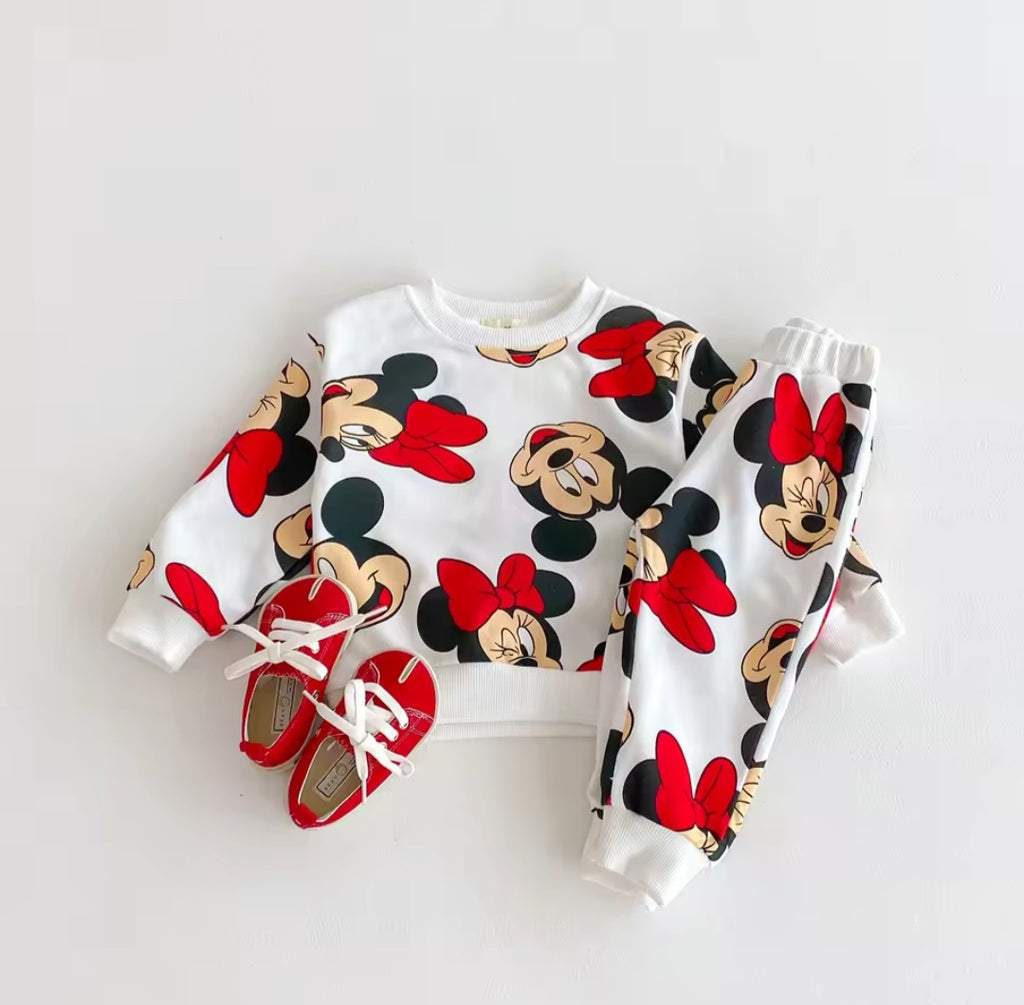 100% Cotton Minnie & Mickey Set