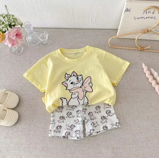 Disney Marie Cat T-shirt & Shorts Set