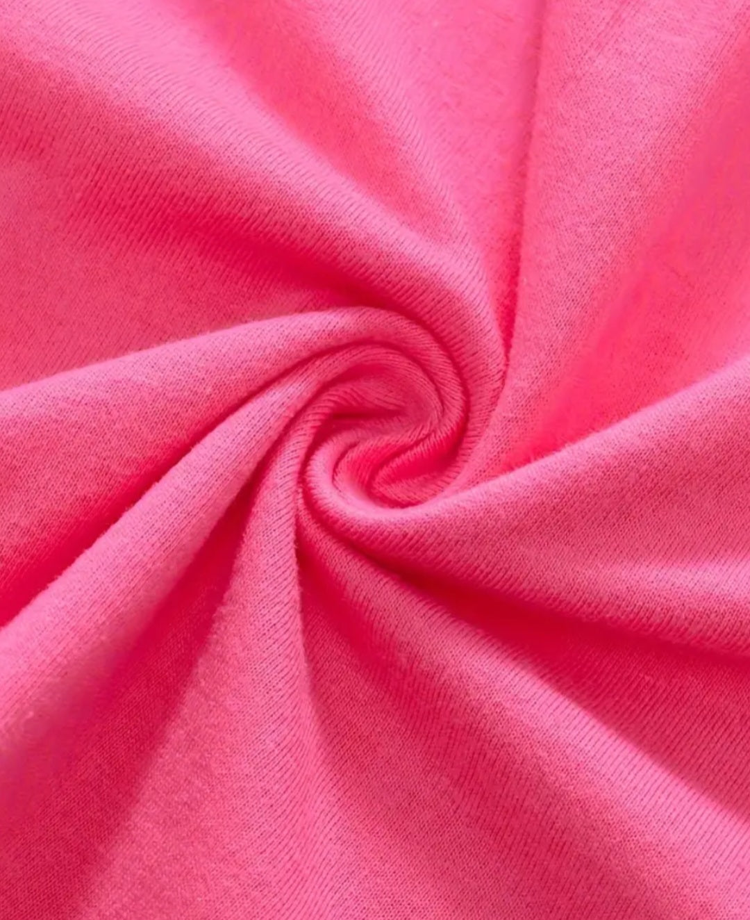Cotton Pink Dress With Flowers
