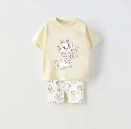 Disney Marie Cat T-shirt & Shorts Set