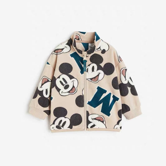 Mickey & Minnie Fleece Zip-Up Jacket
