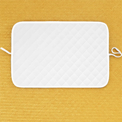 tapis nomade blanc coton bio made in france